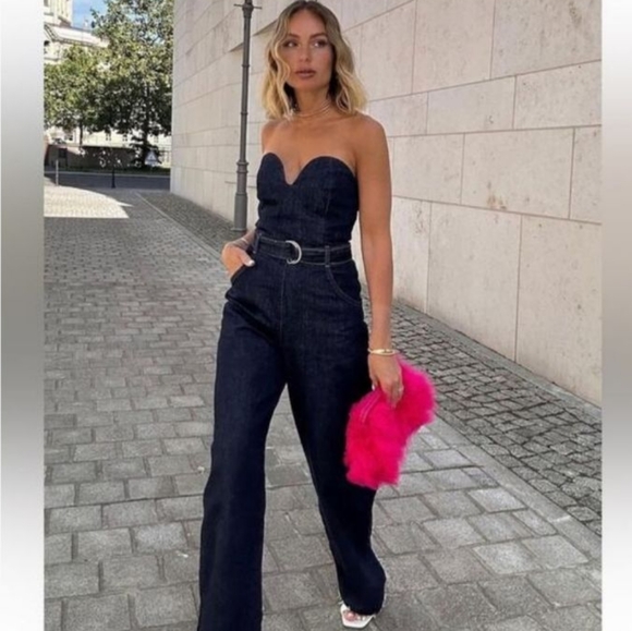 Zara Denim Jumpsuit *Bloggers' Fave* - Picture 14 of 15